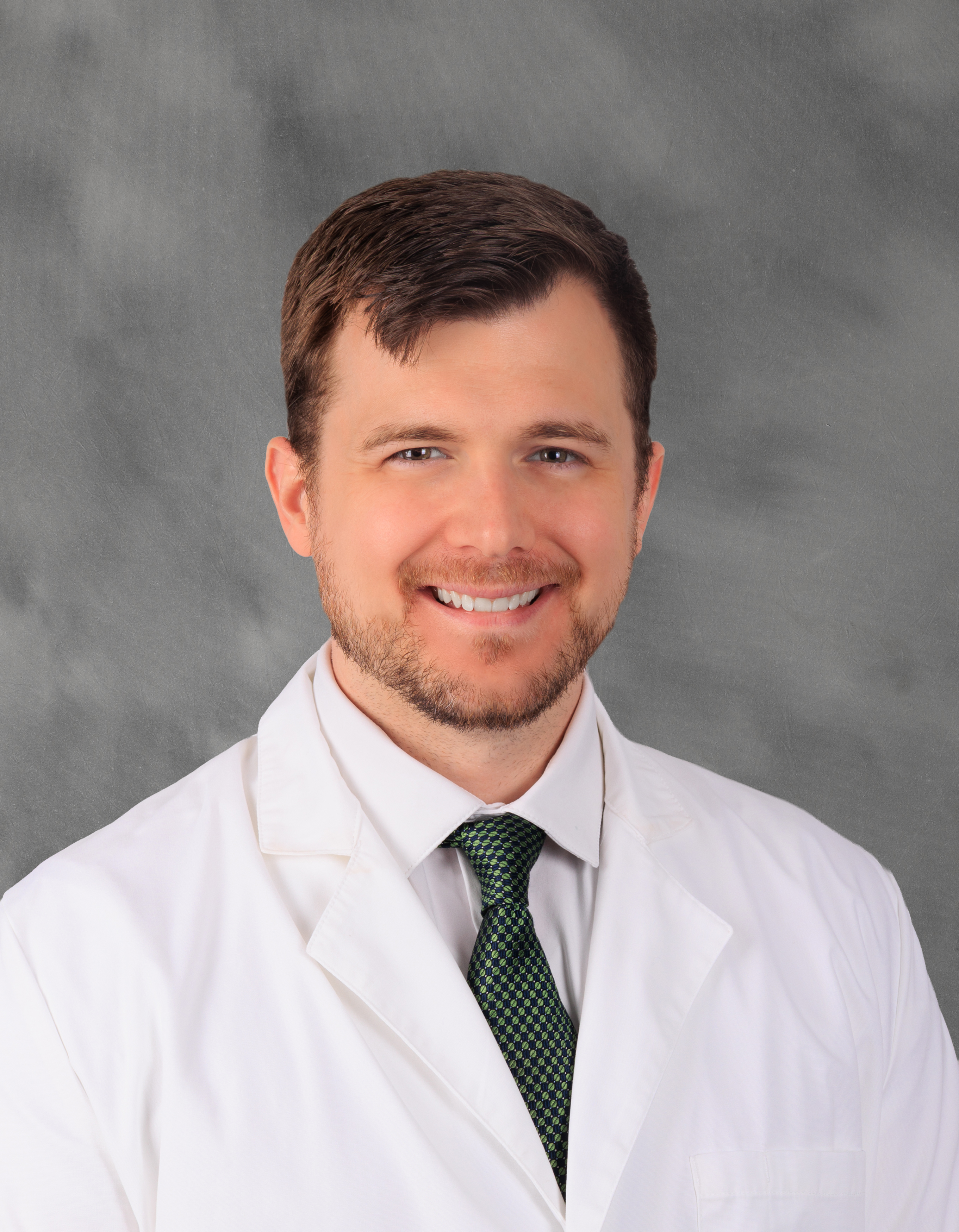 physician in white lab coat